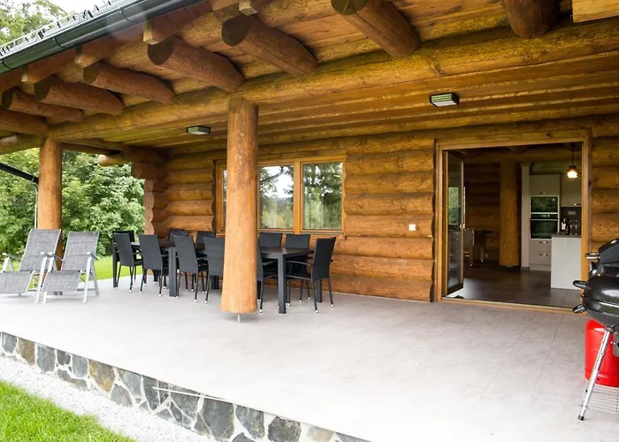 Vakantiehuis Luxusni Srub Az 24 Luzek - Sruby-lipno Frymburk